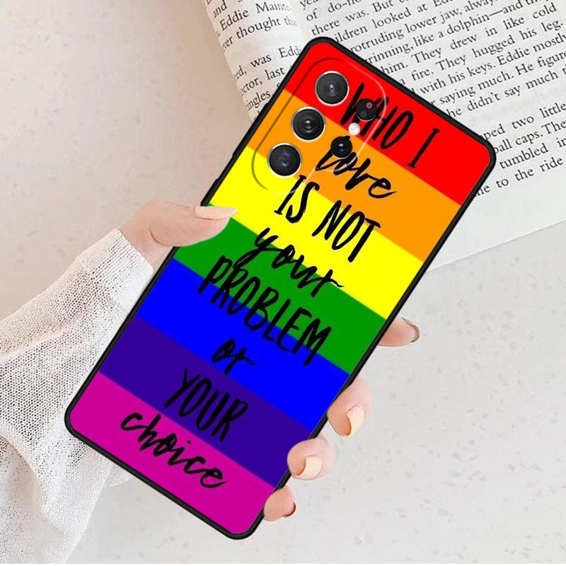 Gay Pride LGBT Rainbow Flag Phone Case For Samsung Galaxy S25 S23 S30 S8 S21 S20 FE S24 S22 Note 10 20 Plus lite Ultra