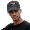 2026 Puerto Rican Rainbow Pride Flag Baseball Cap Luxury Brand Fishing Cap Luxury Cap Luxury Man Hat Golf Women Men's