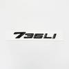 ABBS1 New Font Numbers Letters 735i 740i 760i 735Li 740Li XDrive Chrome Silver Black ABS Emblem for 7 Series Car Trunk Logo Sticker