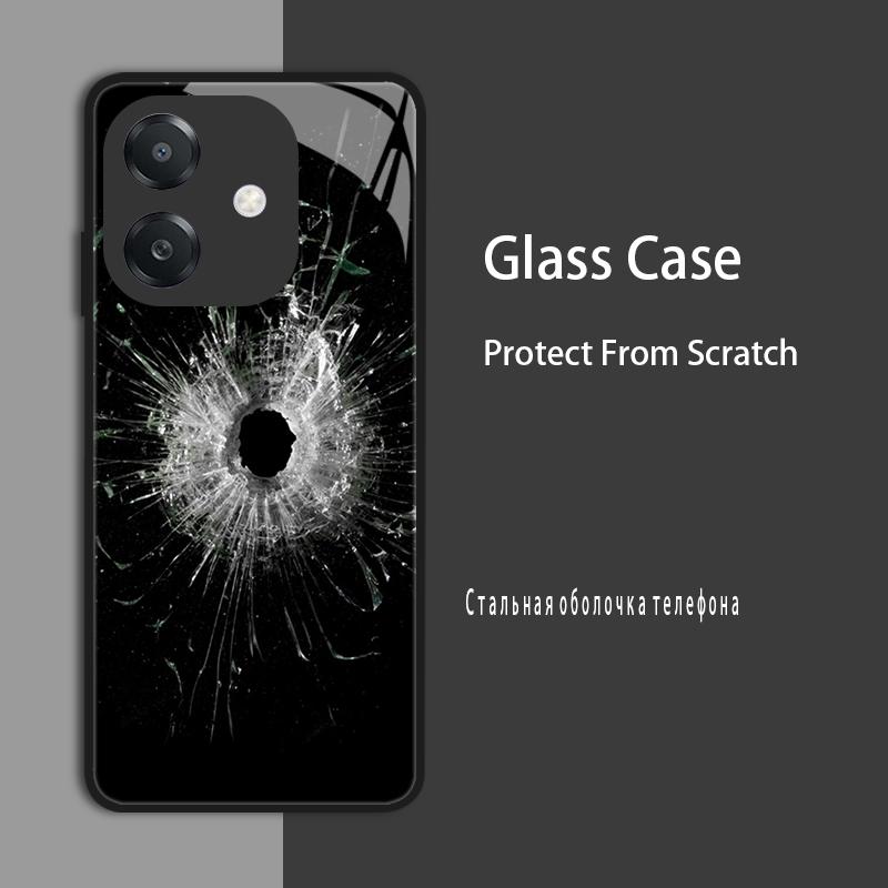 Pro OPPO A60 5G Pouzdro Kryt Tvrzené Sklo Pouzdro Pevné Coque Nárazník Pro Oppo A3 Pro A3X A40 A80 4G 5G Reno 13 Pro Ochranné Pouzdro