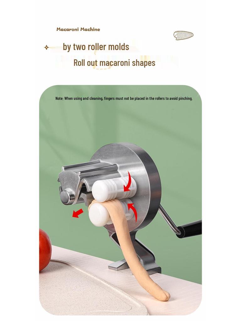 Ruční italský strojek na nudle a těstoviny