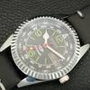 VINTAGE REFURBISHED CITIZEN AUTOMATIC 8200 JAPAN MENS BLACK DIAL WATCH a447165-1