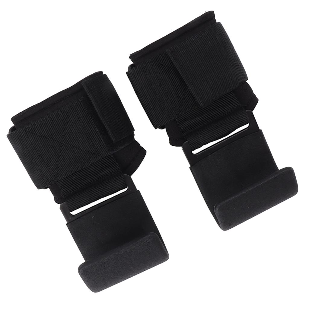 Weight Lifting Hook 2PCS Thicken Pads Non Slip Heavy Duty Lifting Wrist Straps for Men Women Adult