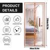 Magnetic Mosquito Door Curtain Summer Mesh Screen Self Closing Pet Friendly Nylon Net Proof Bedroom Living Room Easy To Maintain
