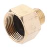 Leak proof Hose Adapter Golden 3cm 1.18inch For Pressure Brass Connector