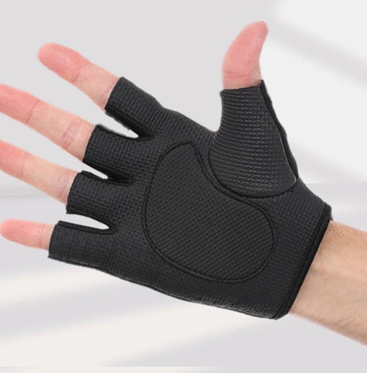 Women's Custom Workout Gloves Fingerless Polyester Gym Weight Lifting Gloves