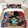 My Hero Academia Characters Bedding Set  Comforter Cover Gift for Bedroom,Includes 1 Cover and 2 Pillowcases, No InsertB304