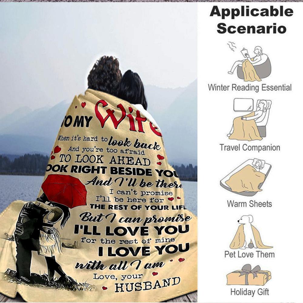 1pc Love Blanket, Lightweight Flannel Throw Blanket For Sofa, Bed, Travel142