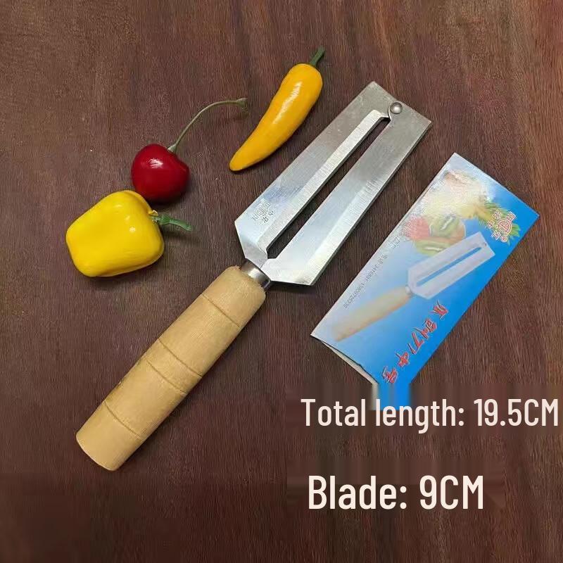 Wooden Handle Stainless Steel Peeler