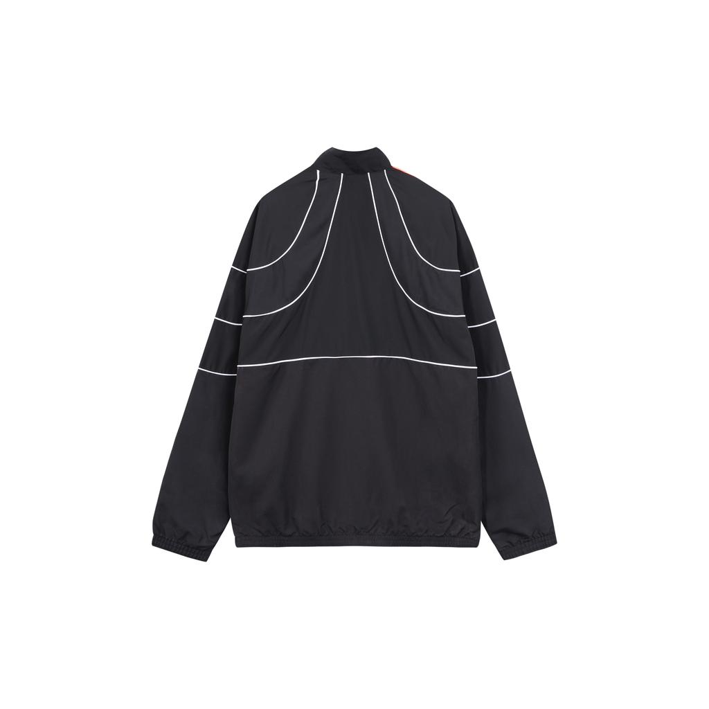 adidas Oryginalna Retro Kurtka Sportowa Z Kontrastowymi Paskami Męskie Kurtki Czarna FM3911
