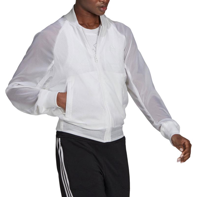 Adidas Jackets Women's White Baseball Collar Moderate Other GL9562
