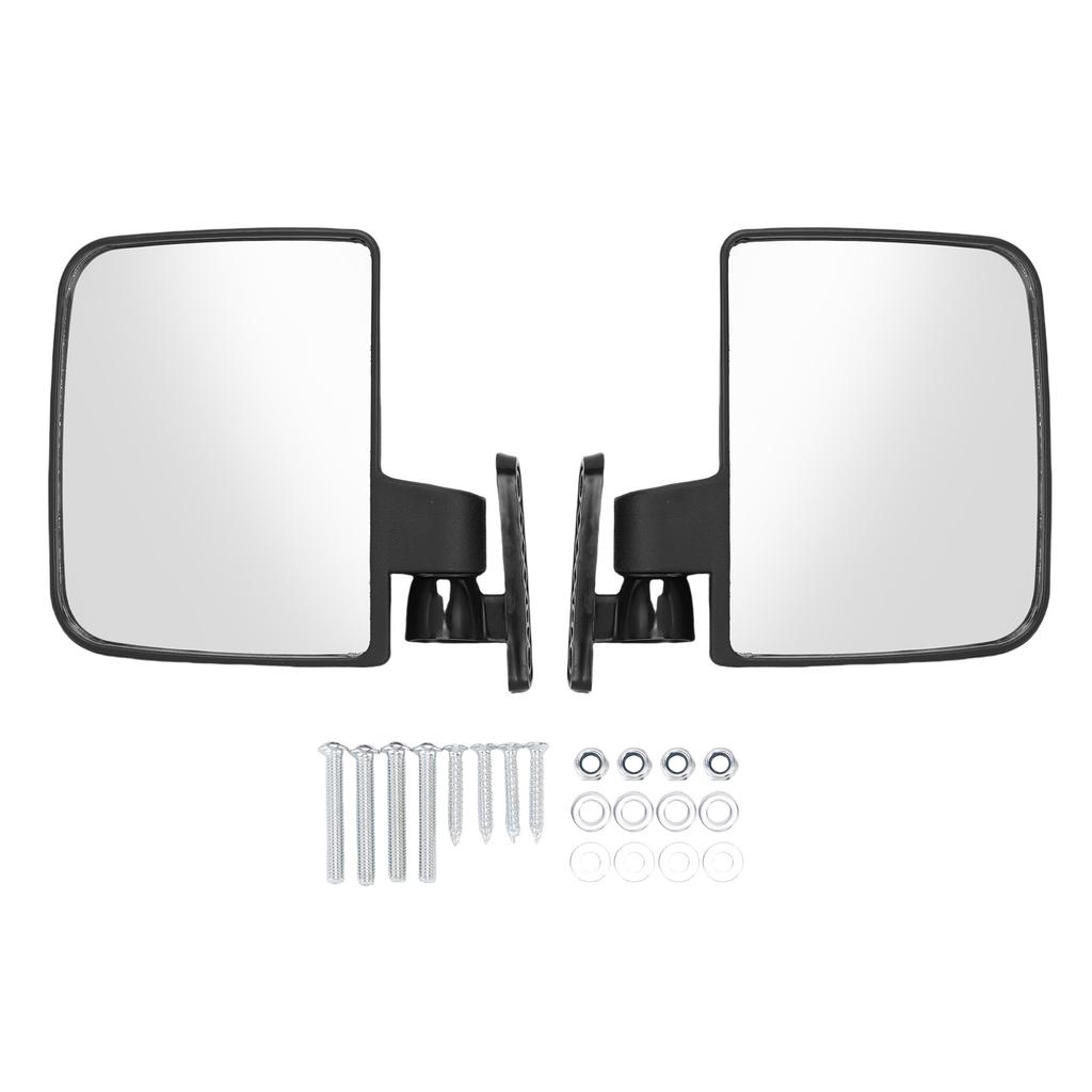 1 Pair Golf Cart Mirror Adjustable Golf Cart Side Rear View Mirrors Universal Replacement for Club Car