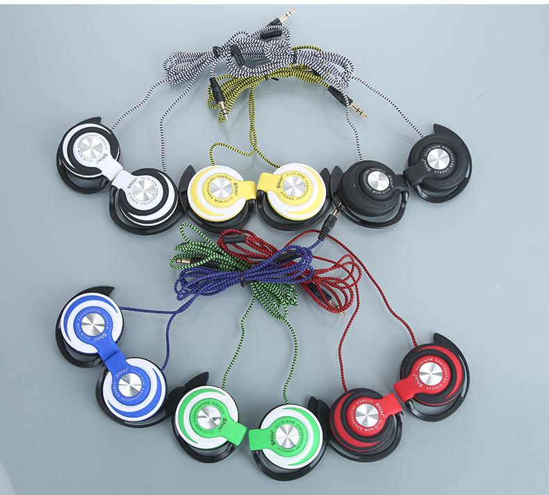 Universelle Heavy-Bass-Ohrhörer für MP3/MP4, Mobiltelefone, Computer und Sport.