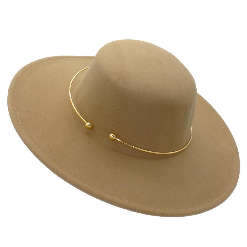 Vintage Jazz Hat With Wide Brim For Men Women Fall Winter Warmth And Windproof Style