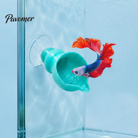 Fish Tank Accessories Betta Hammock, Conch Pad with Strong Suction Cup, Natural Resting Cup Hideout Bed Bubble Nesting Spot for Tanks, Aquarium