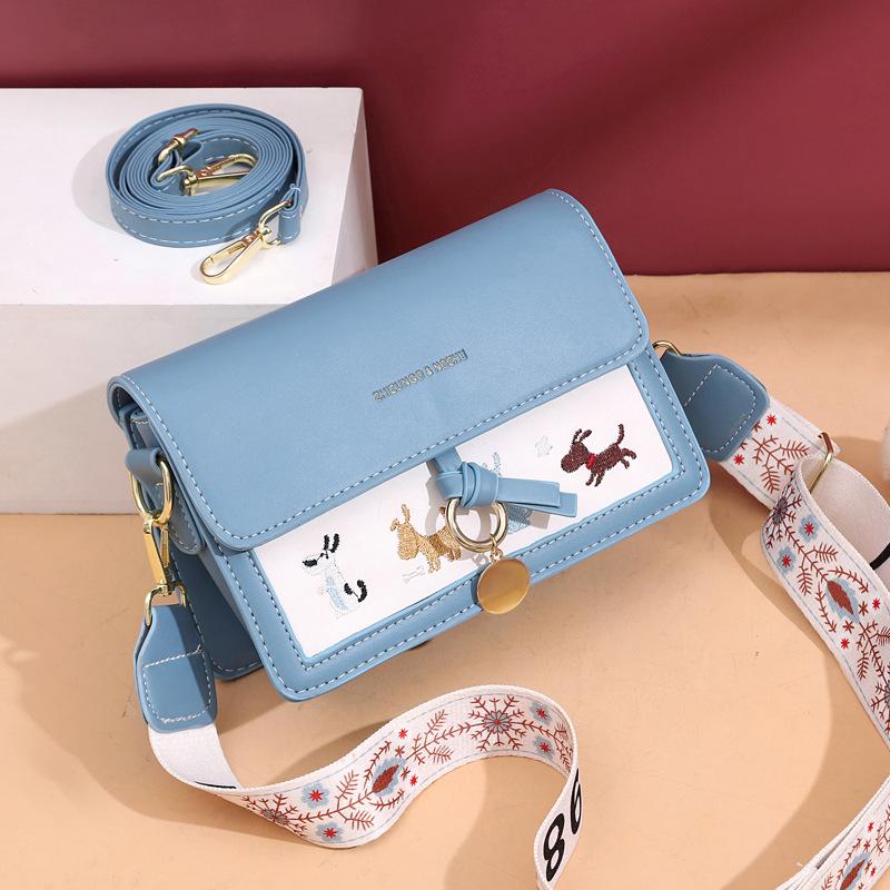 Modă Nouă Geantă Pătrată Mică All-in-one Geantă de Umăr Simplă Geantă Crossbody Geantă Tip Poștaș Capacitate Mare Geantă de Modă Geantă Dulce de Sub Braț