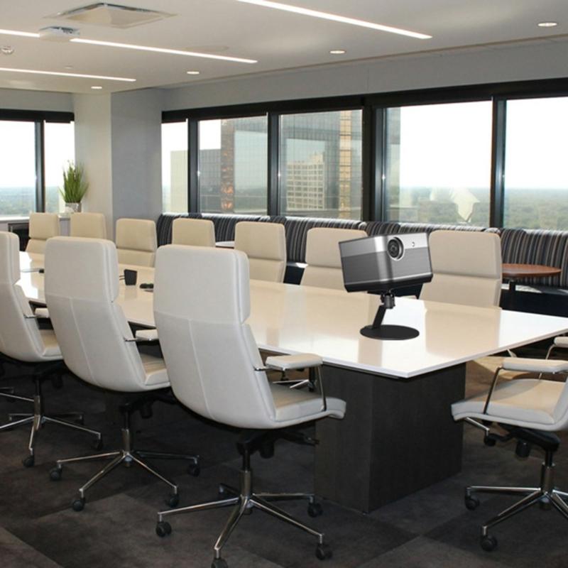 Projector Stand Table Desktop Stand Projector Mount with 360 Degree Adjustable Metal Desktop Stand for Projector