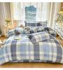 Class A Pure Cotton Bed Sheet, Duvet Cover, and Pillowcase Set – Available in Three-Piece or Four-Piece, All Seasons, Home/Homestay