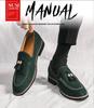 Mocassini da Uomo Taglie Forti con Nappine in Suede: Scarpe casual slip-on primavera/autunno