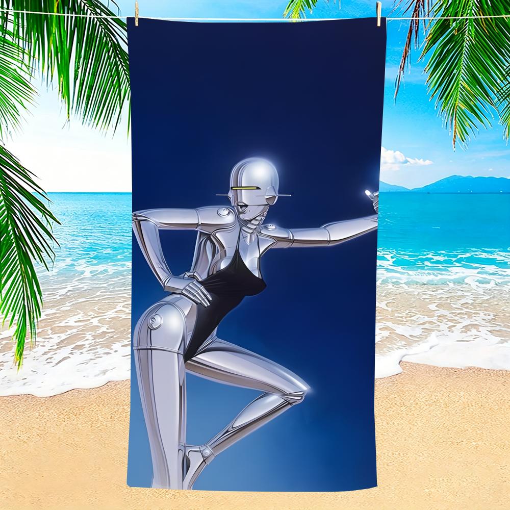 Towel Microfiber Beach Towel, Quick-Dry, Sand-Free, Ultra-Fine Fiber, Super Soft. H-Hajime Sorayamas