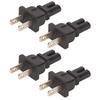 4ks NEMA 1‑15P až IEC320 C7 napájecí adaptér 1‑15P až C7 napájecí adaptér pro reproduktory notebooků