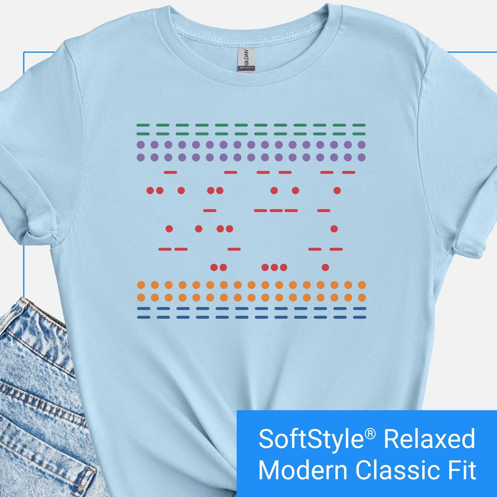 Subtle Fuck Elon Musk Morse Code Shirt, Hidden Code Anti-Musk T-Shirt, Democrat Tshirt, Funny Democrat Political Tee, Democrat Protest Gift S