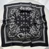 New Print Carriage Print Scarf Women'S Spring And Summer Soft Satin Scarf Retro Versatile Shawl Headscarf