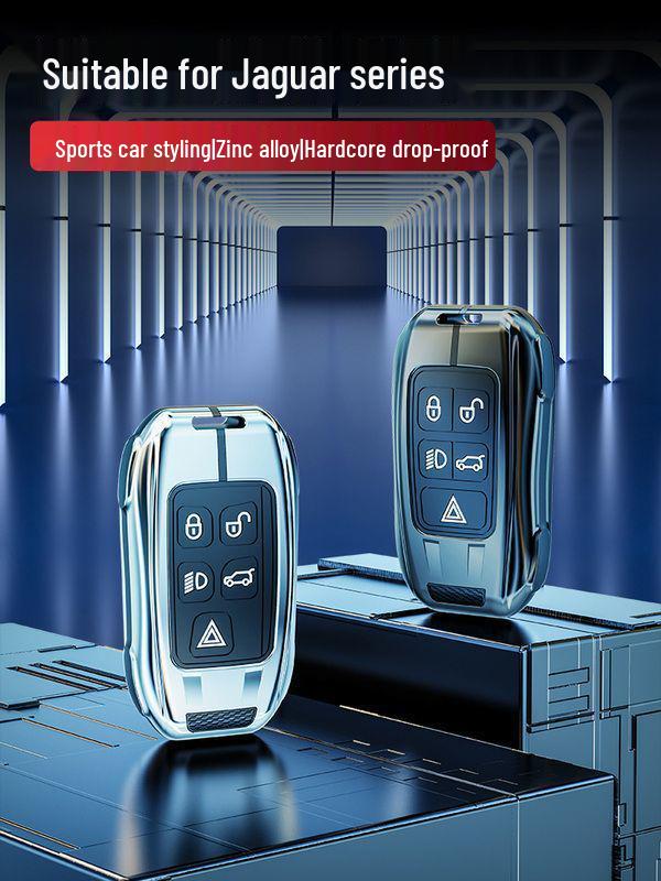 Jaguar Schlüsseletui für XEL, XFL, E-PACE, XJL, F-PACE - Luxuriöse Schutzhülle