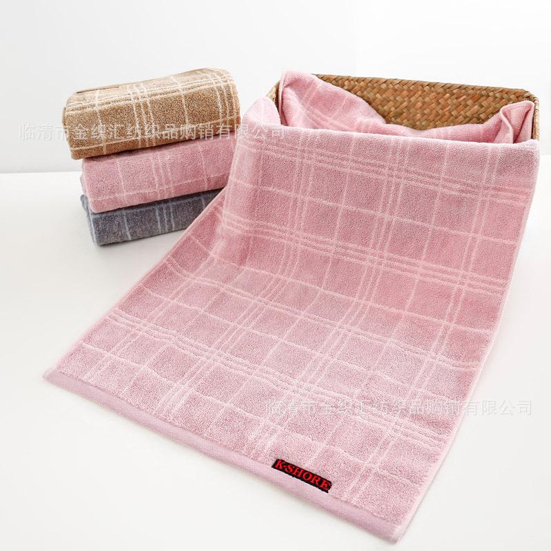 

Золотое полотенце из хлопка Синьцзянский хлопок не смывает таблетки для мытья лица и ванны, мягко впитывает влагу 74*36cm фиолетовый