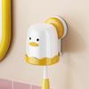 Suction Cup Toothbrush Holder Waterproof Cute Cartoon Bird Shape Simple Installation Bathroom Toothbrush Storage Rack