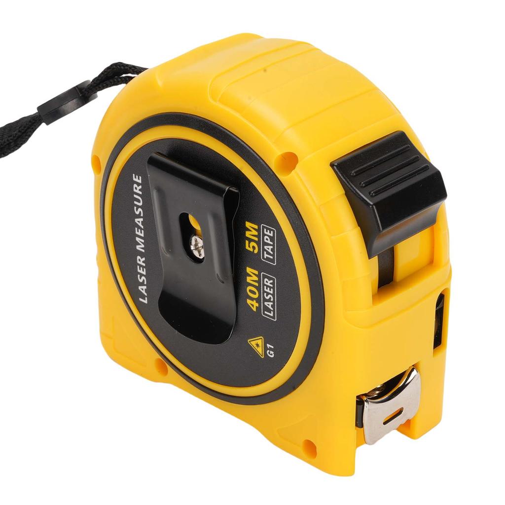 3in1 Laser Tape Measure 131ft Laser Measurement &16.4ft Manual Tape Ruler with Roller Measuring LCD for