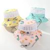 Baby Summer Sun Hat With Long Brim Cotton Blend Lightweight For Kids Outdoor Play