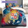 Futebol Clube do Porto Pattern Bedding Quilt Set  Home Decoration  Gift (1 * duvet cover + 2 * pillowcase  without core)