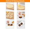 DIY Donut Mold Cutter Food Desserts Bread Cutter Maker Cake Mold Cooking Embossing Decorating Tools Kitchen Baking Accessories
