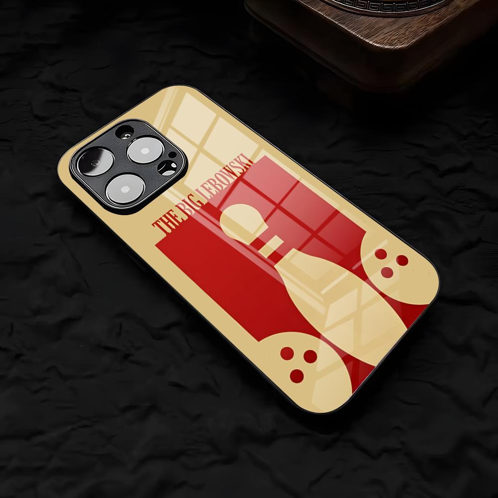 

The Big Lebowski Movie Phone Case For IPhone 17 Air 16 E Pro Max 15 14 13 Mini 12 Pro 11 Max Plus Black Glass Cover iPhone17 Pro