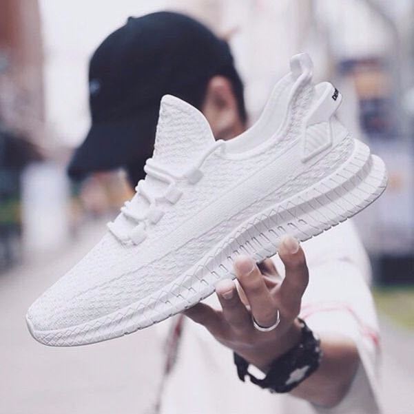 Men's Shoes Spring and Autumn New Mesh Shoes Korean Version of Trendy Dad Sports and Leisure Shoes Running Shoes Breathable Trendy Shoes
