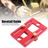 Adjustable Design Dovetail Guide Template Brass Material Aluminum Alloy Woodworking Scriber Gauge Etched Scale