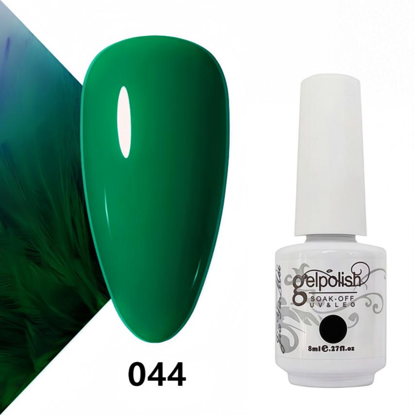 Amber Gel Polish Set: Gel Polish Manicure Kit with Whitening, Base Coat, and Sealer.