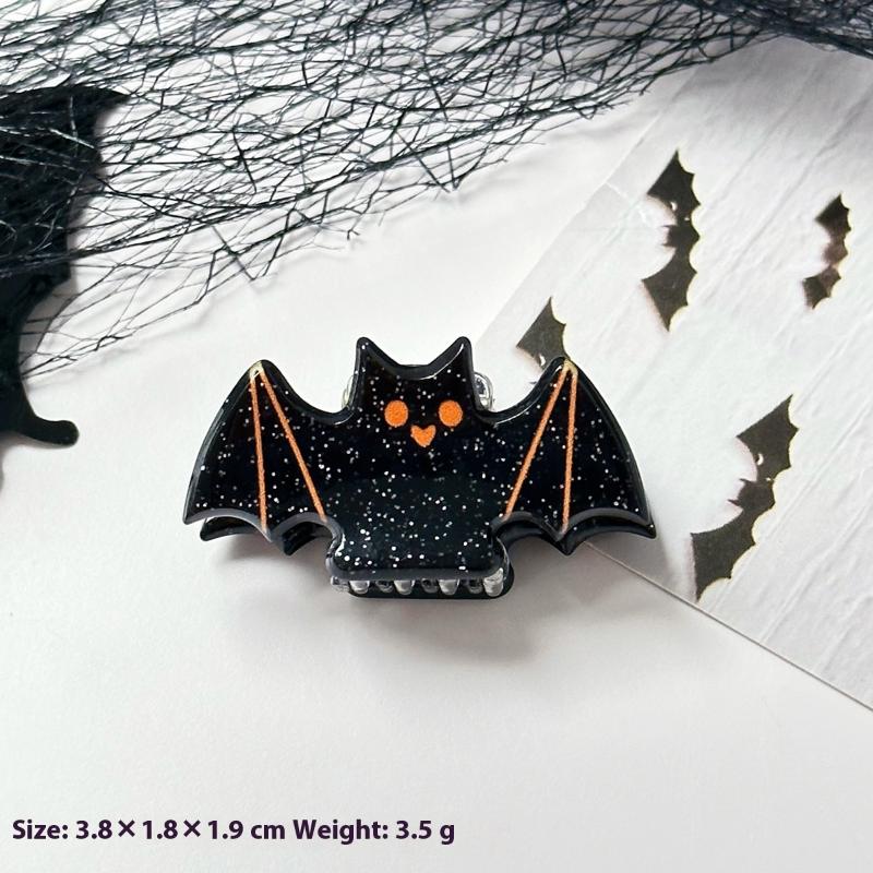 Pumpkin/Ghost Halloween Theme Hair Claw Clip Holiday Party Headwear Hair Claws For Hair Diy Accessory Hair Styling