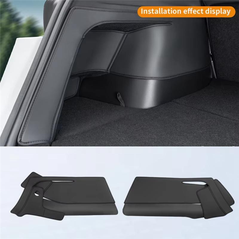 Protective Mat Cargo Liner Full Coverage Trunk Mat For Tesla Model Y Juniper 2025 Anti-Dirt Both Side Guards Pad
