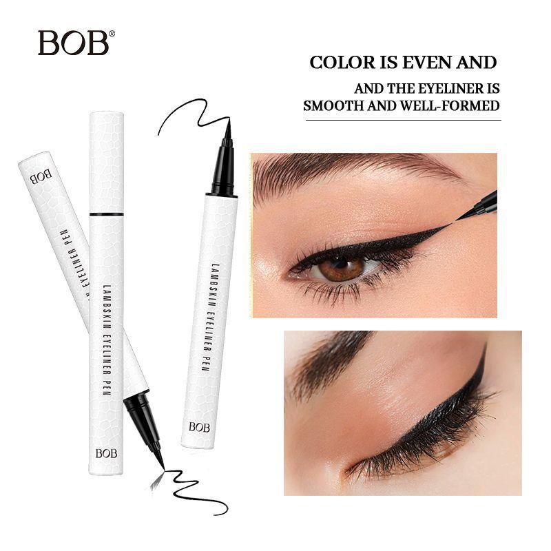 Special BOB Lambskin Silky Smooth Eyeliner Waterproof, Non-smudging and Non-makeup-off, Very Fine and Quick-drying Eyeliner Pen.