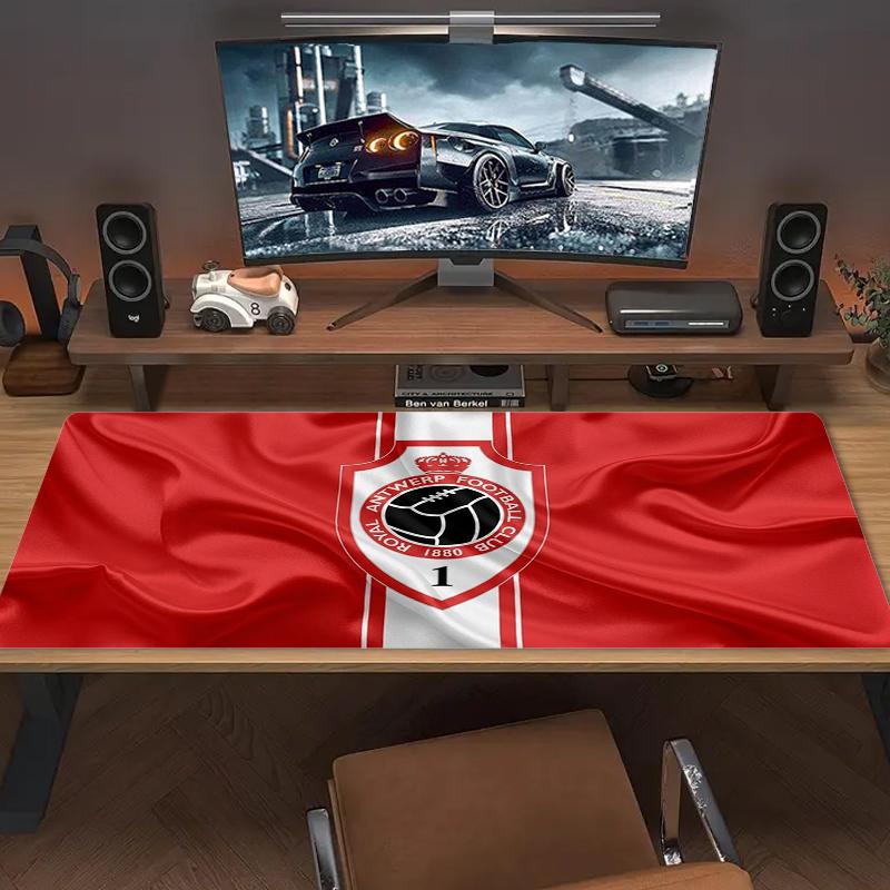 Royal Antwerp Fc Mouse Pad Large Gaming Table Cushion Nonslip Laptop Tablet Big Mousepad Xxl Mat Mini Pc Playmat With Lock Edge