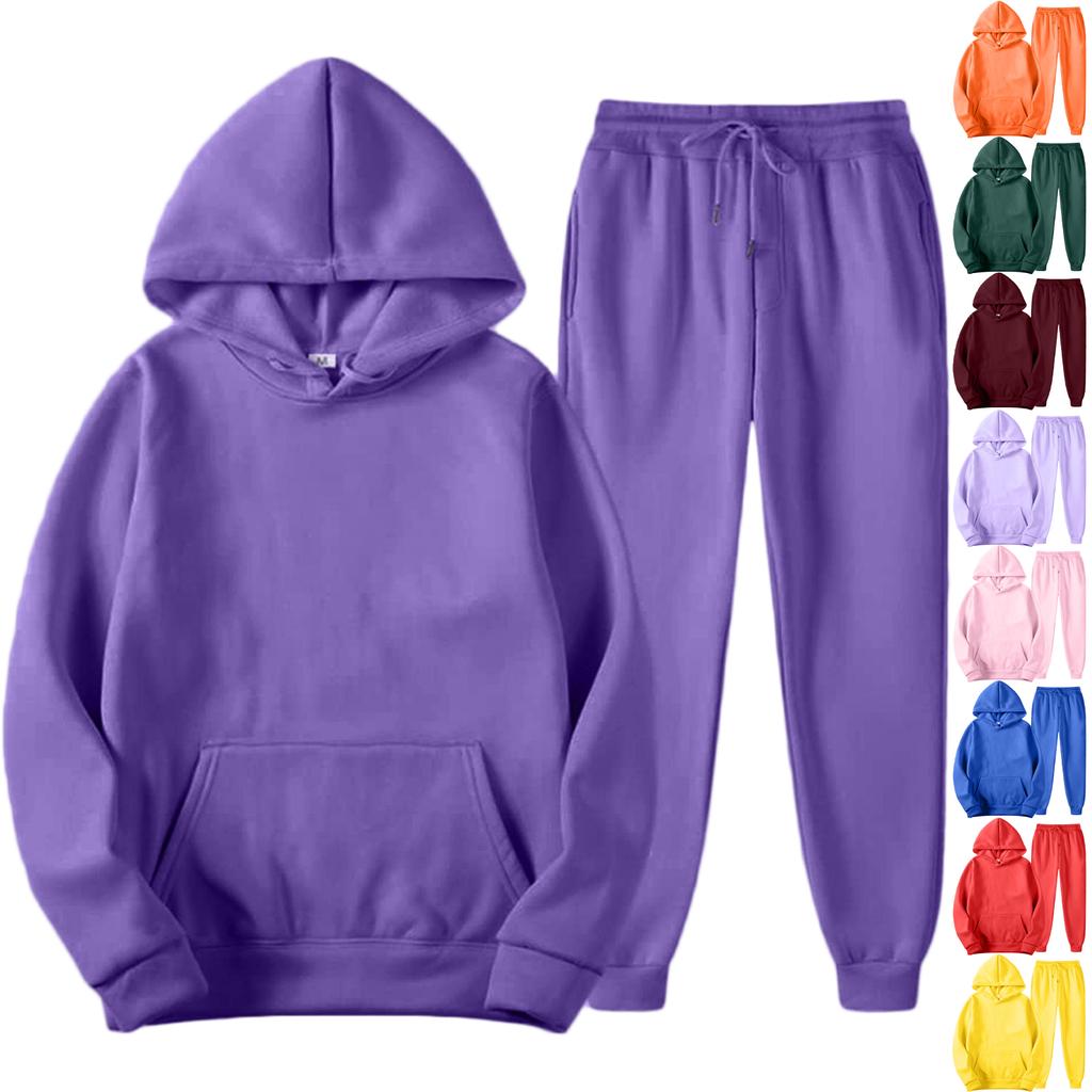 Zestaw dopasowanych bluz z podszewką dla par Kolor zimowy Luźny krój Unisex