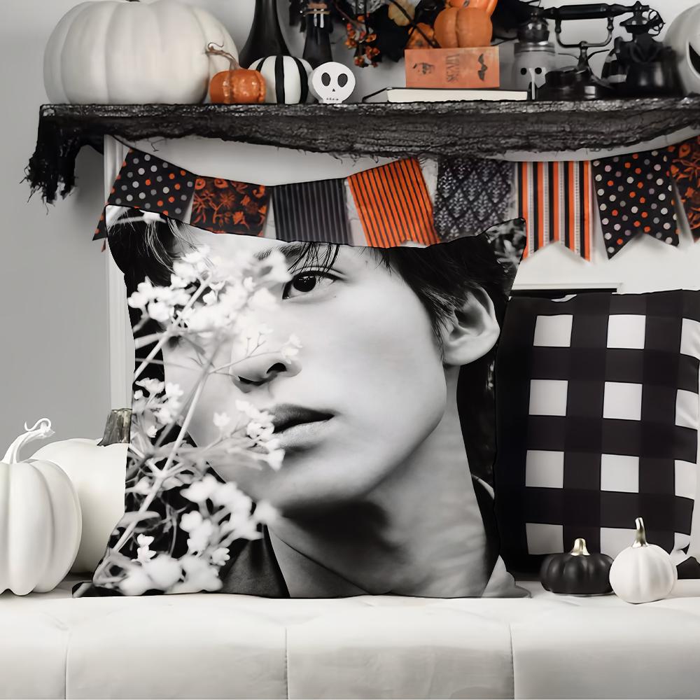 Japanese Actor R-Ren M-Meguro Pillow Case Office Cushions Suitable For Sofa Car Bedroom Decorative Cushion Cover