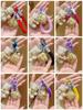 Shuibei 999 Pure Gold Eight Treasures Peace Compass Keyring Charm Gift