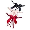 Pearl Sexy Hollow Out Thongs Bow Women's Briefs Underwear Lace G-String  Women