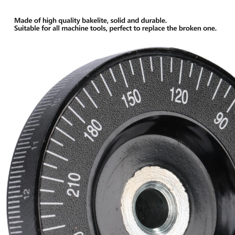 1pcs 63mm Solid Bakelite Hand Wheel Scale Handwheel Machinery Accessaries