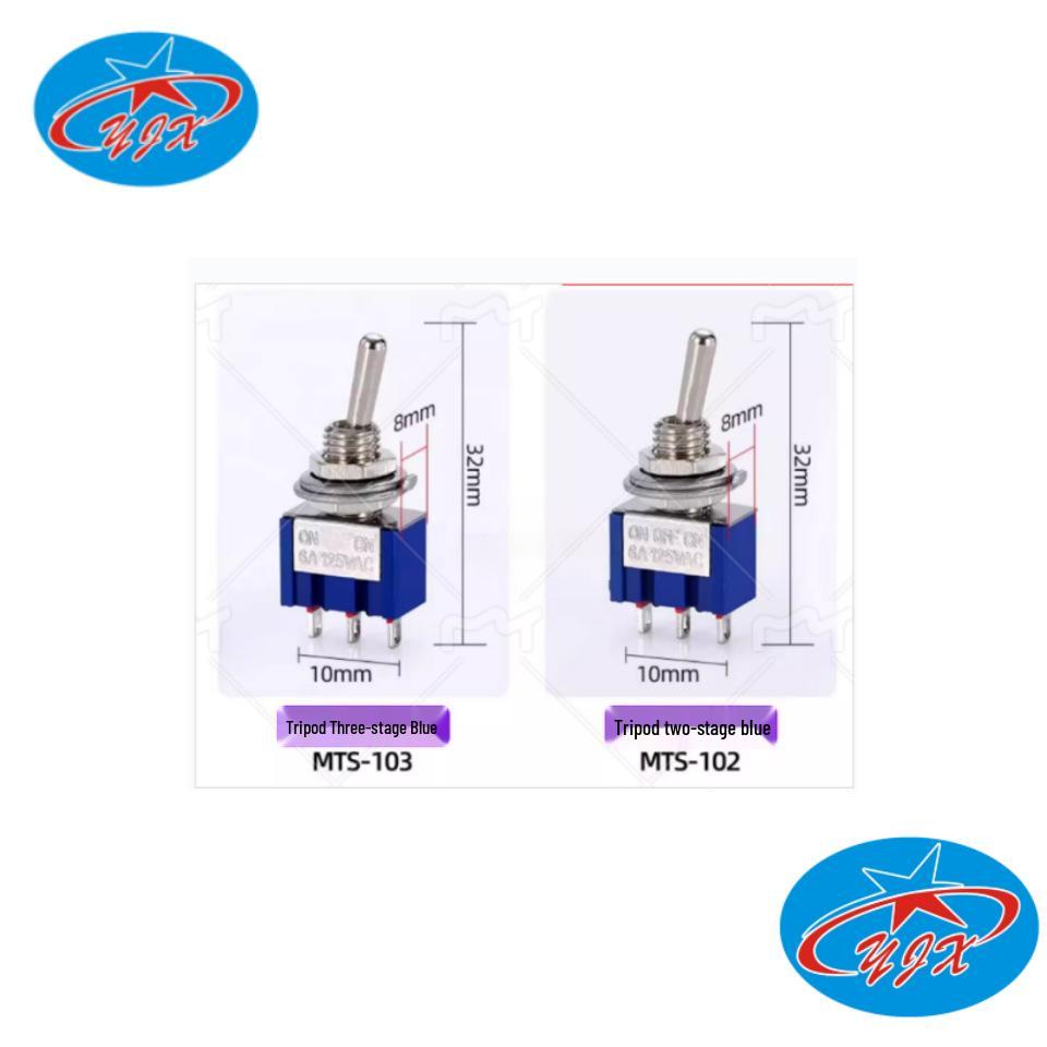 MTS Series Toggle/Rocker Switch: 2-Position and 3-Position Models (MTS-102, MTS-103, MTS-202, MTS-203)