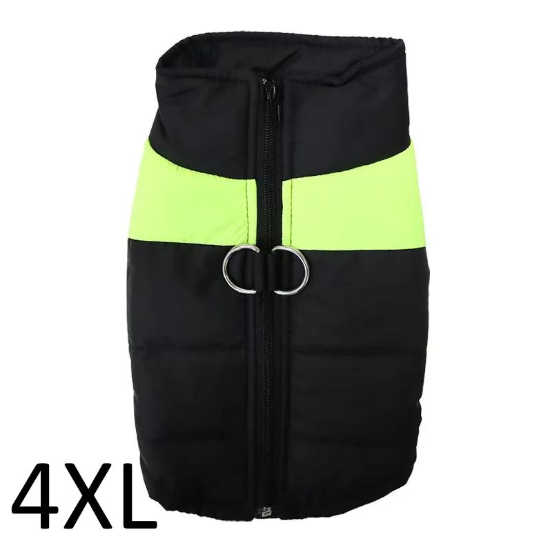 Waterproof Warm Dog Clothes Pet Coat Winter Vest Padded Zipper Jacket Dog Clothing for Small Medium Big Dogs Outfit