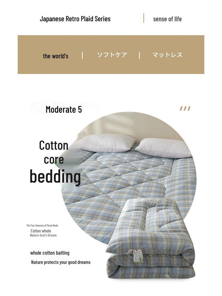 Klasse A Xinjiang Baumwoll-Matratzenauflage & Steppdecke für Studentenwohnheime & Mietwohnungen